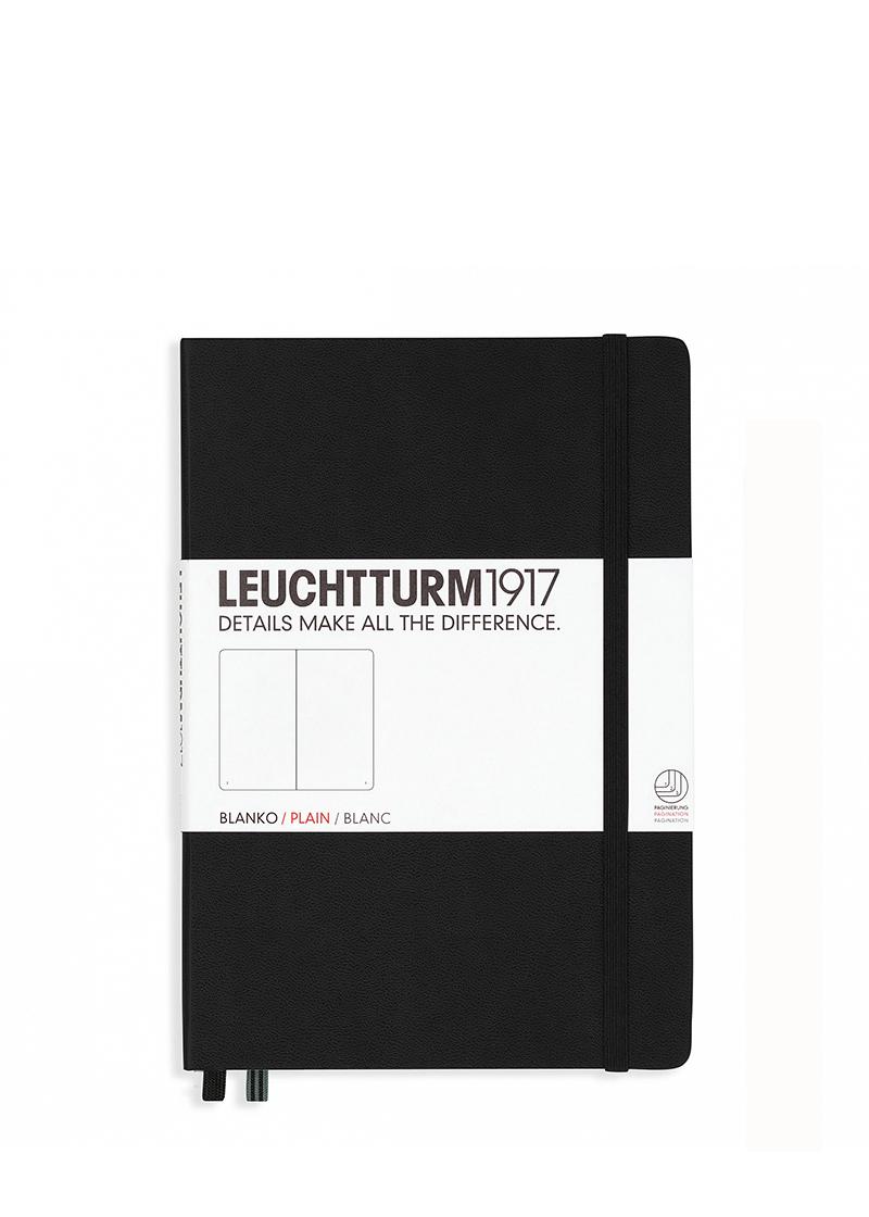 Блокнот Leuchtturm1917 средний чистые листы Черный (311333)