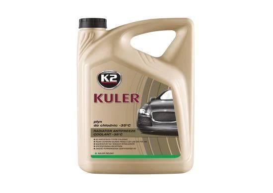 Рідина охолоджуюча K2 Kuler Long Life G11 концентрат 5 л Зелений Рідина охолоджуюча K2 Kuler Long Life G11 концентрат 5 л Зелений