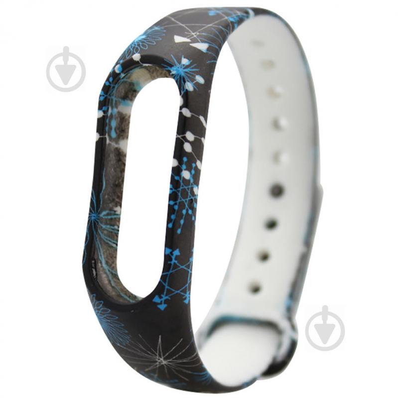 Ремешок Painted Strap для Xiaomi Mi Band 3 / 4 Синие Узоры (hub_KnQq42860) Ремешок Painted Strap для Xiaomi Mi Band 3 / 4 Синие Узоры (hub_KnQq42860)
