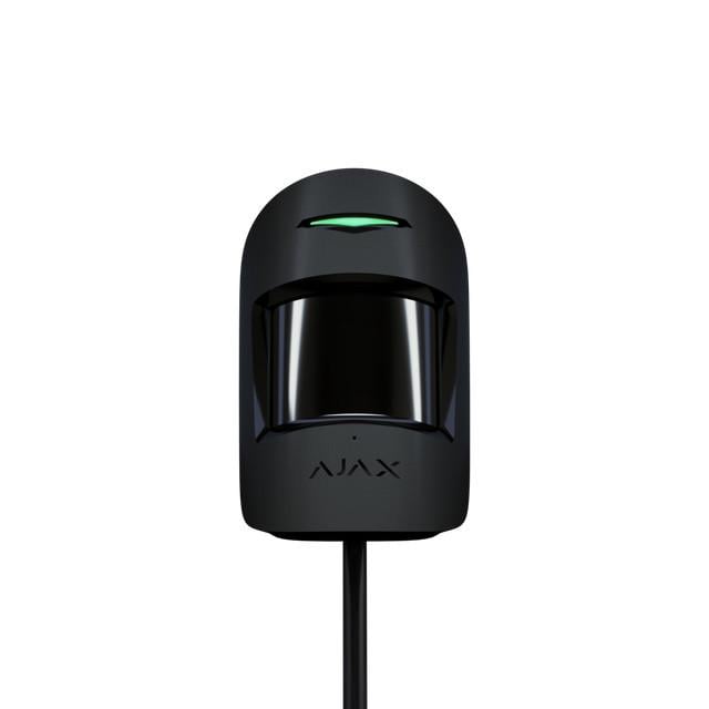 Датчик руху та розбиття скла провідний Ajax CombiProtect Fibra Black (3191113315)