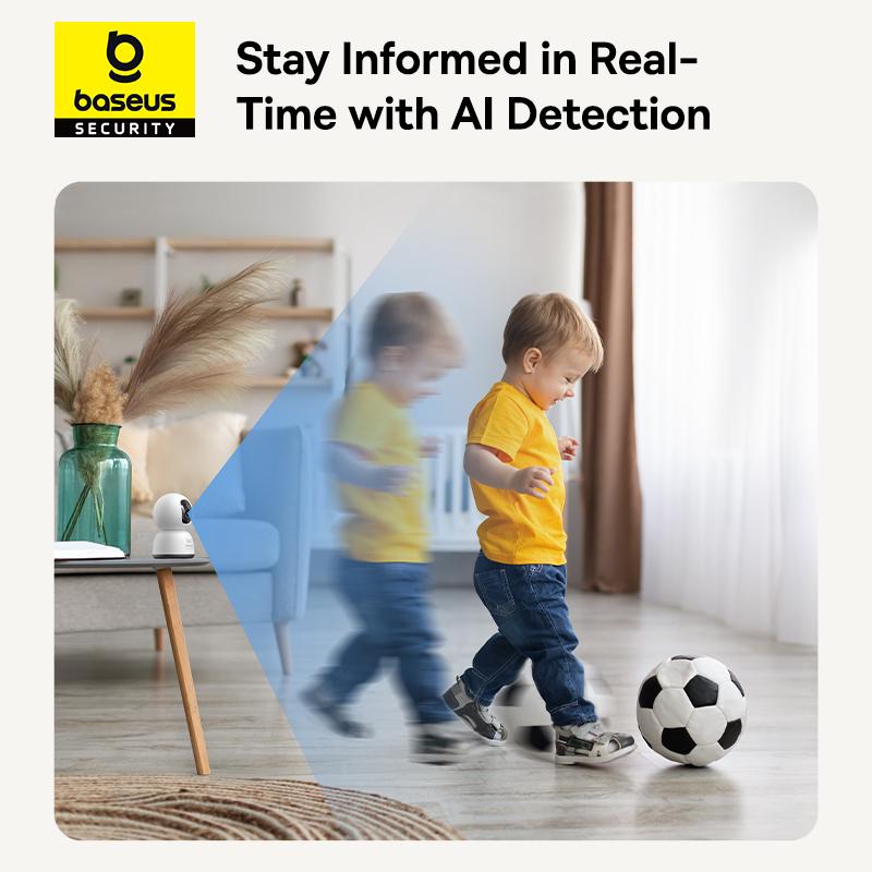 IP-камера видеонаблюдения BASEUS Security P1 Series Indoor 3MP OS White EU (S0TV002132) - фото 12 IP-камера видеонаблюдения BASEUS Security P1 Series Indoor 3MP OS White EU (S0TV002132) - фото 12