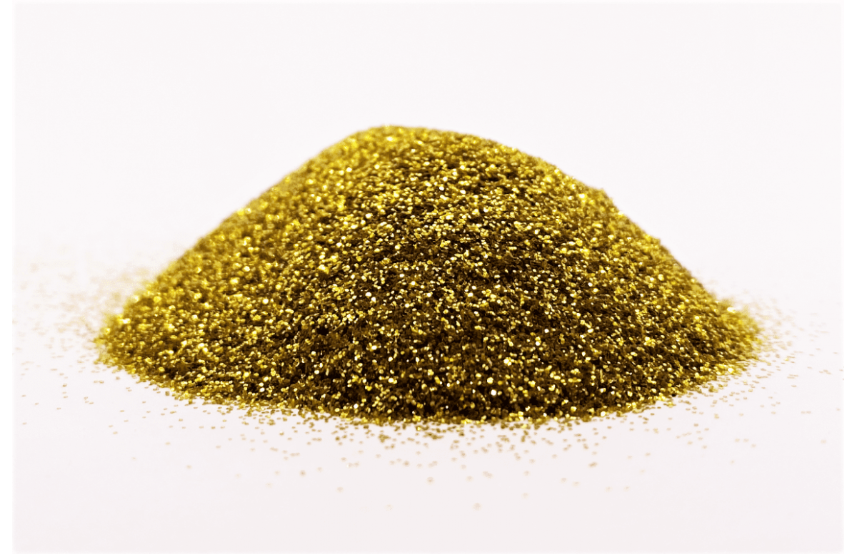 Глитер 821 0,2 мм 1/128 2 мл Золотой (078211)