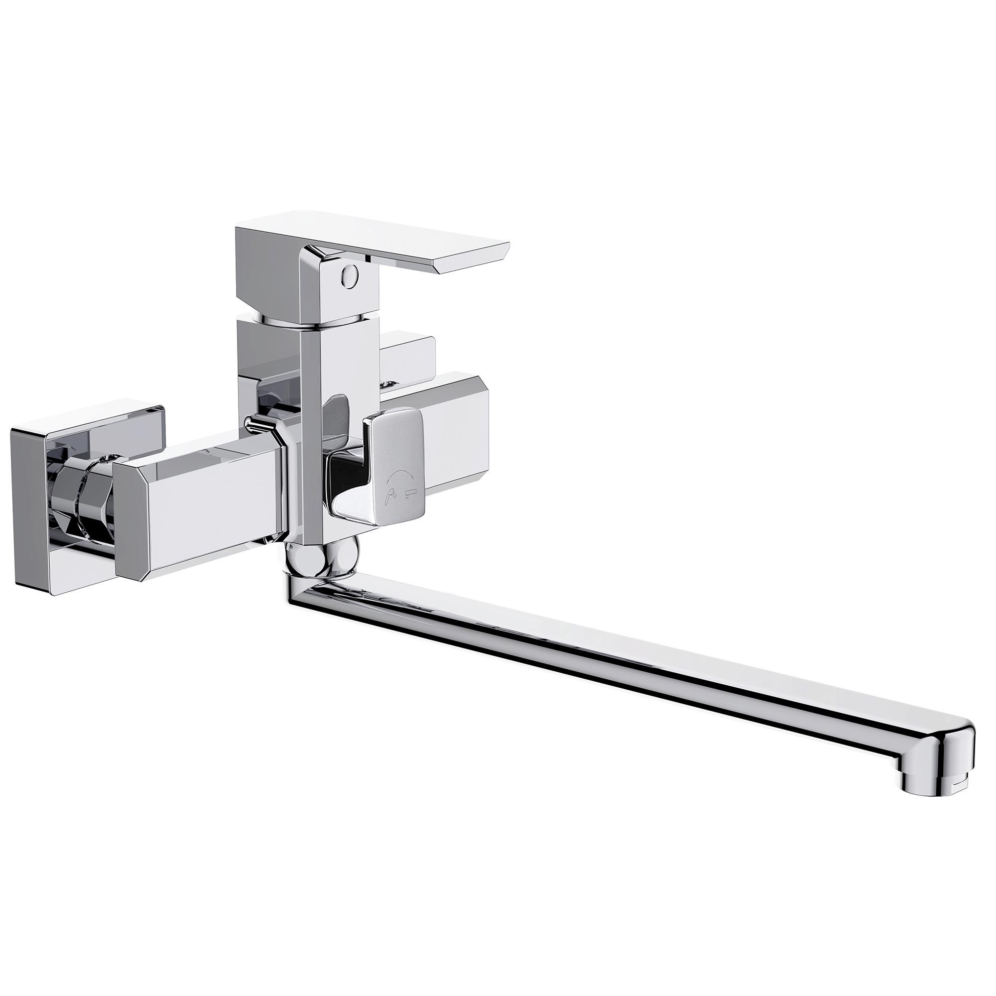 Змішувач для ванни з поворотним виливом Lidz Dozorca з душовим гарнітуром (SD00051529-VS)