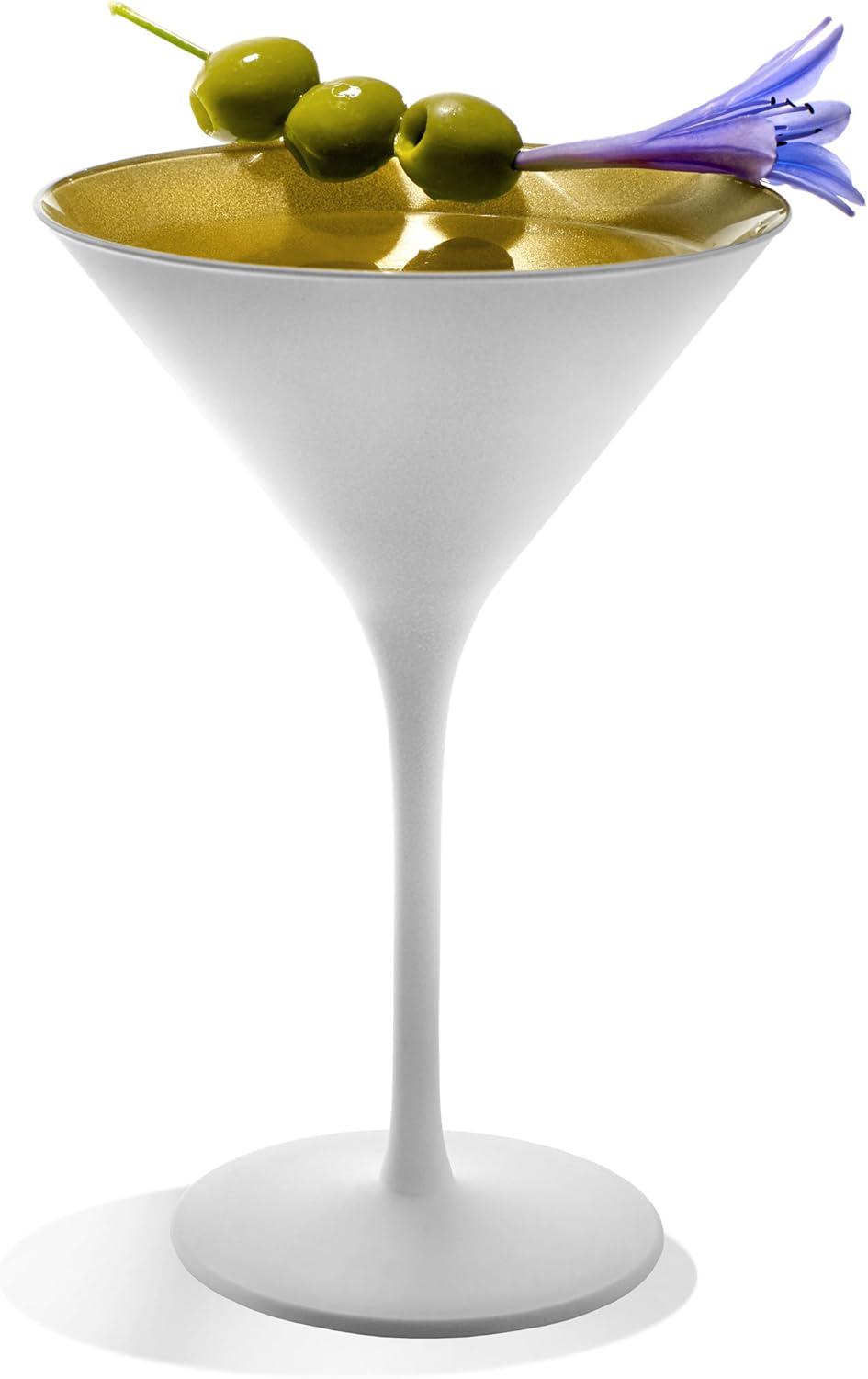 Набір келихів для мартіні Stölzle Lausitz Elements Gold 240 мл 6 шт. Білий (1408625-1) - фото 4 Набір келихів для мартіні Stölzle Lausitz Elements Gold 240 мл 6 шт. Білий (1408625-1) - фото 4