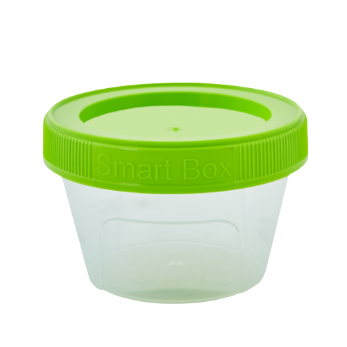 Контейнер Алеана Smart Box круглый 0,2 л Прозрачный/Оливковый (УТ000045901)