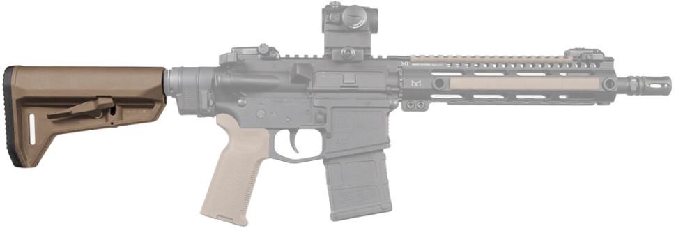 Приклад Magpul MOE SL-K Mil-Spec на трубу AR15 fde (94749) - фото 4 Приклад Magpul MOE SL-K Mil-Spec на трубу AR15 fde (94749) - фото 4