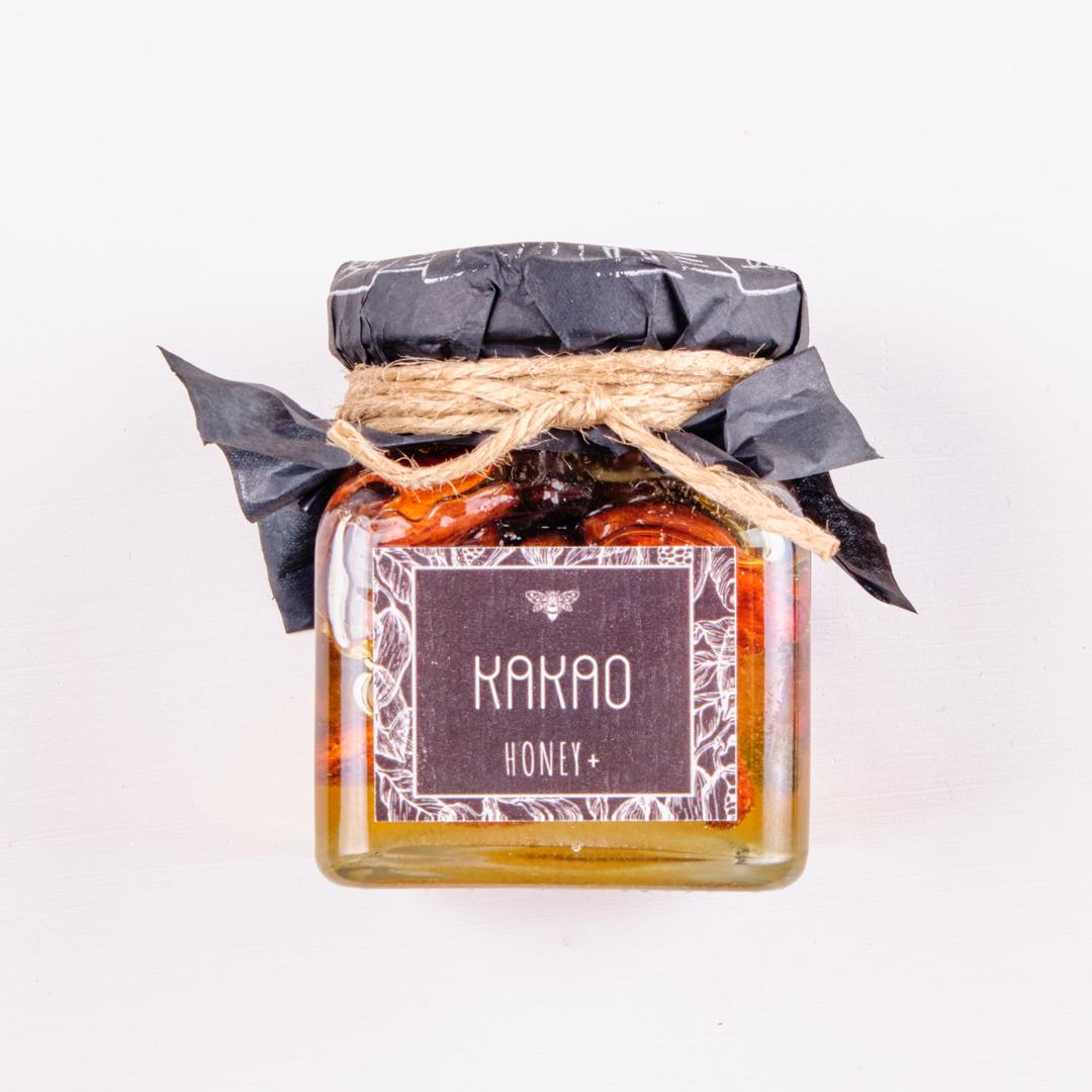 Мед натуральный с какао бобами 150 г