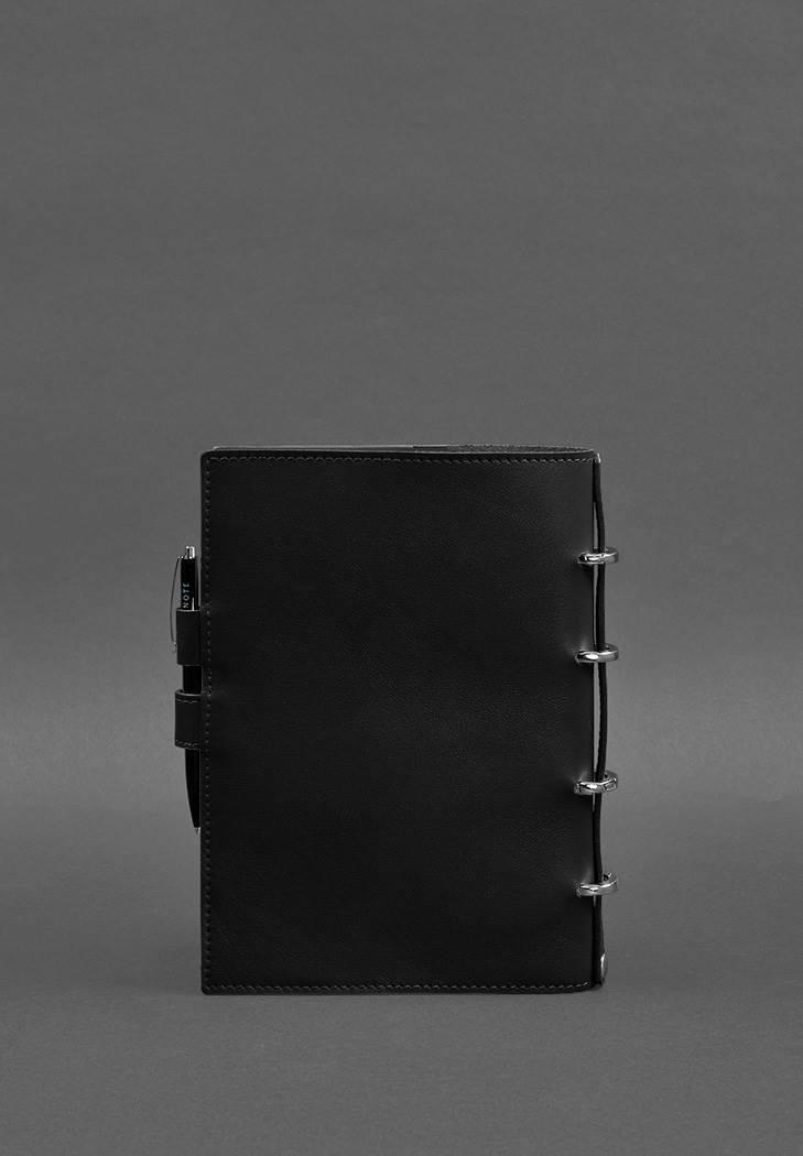 Блокнот шкіряний Софт-бук 9.1 з датованим блоком Чорний (A-027484) - фото 2 Блокнот шкіряний Софт-бук 9.1 з датованим блоком Чорний (A-027484) - фото 2