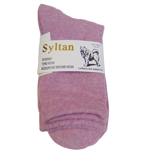 Носки термо лечебные собачья шерсть Syltan 2516-5 р. 37-41 Розовый (1962158221)