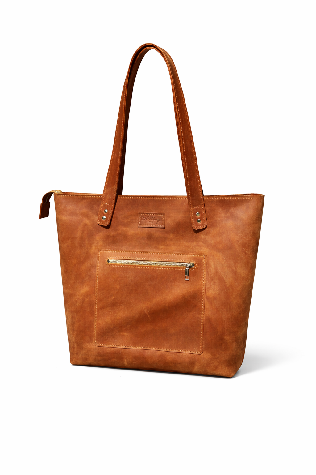 Сумка женская кожаная Stedley Shopper на молнии Zip Коричневый (30640267)