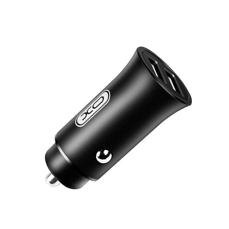 Автомобильное зарядное устройство Xo CC15 2,1A/2 USB/12-24V Black