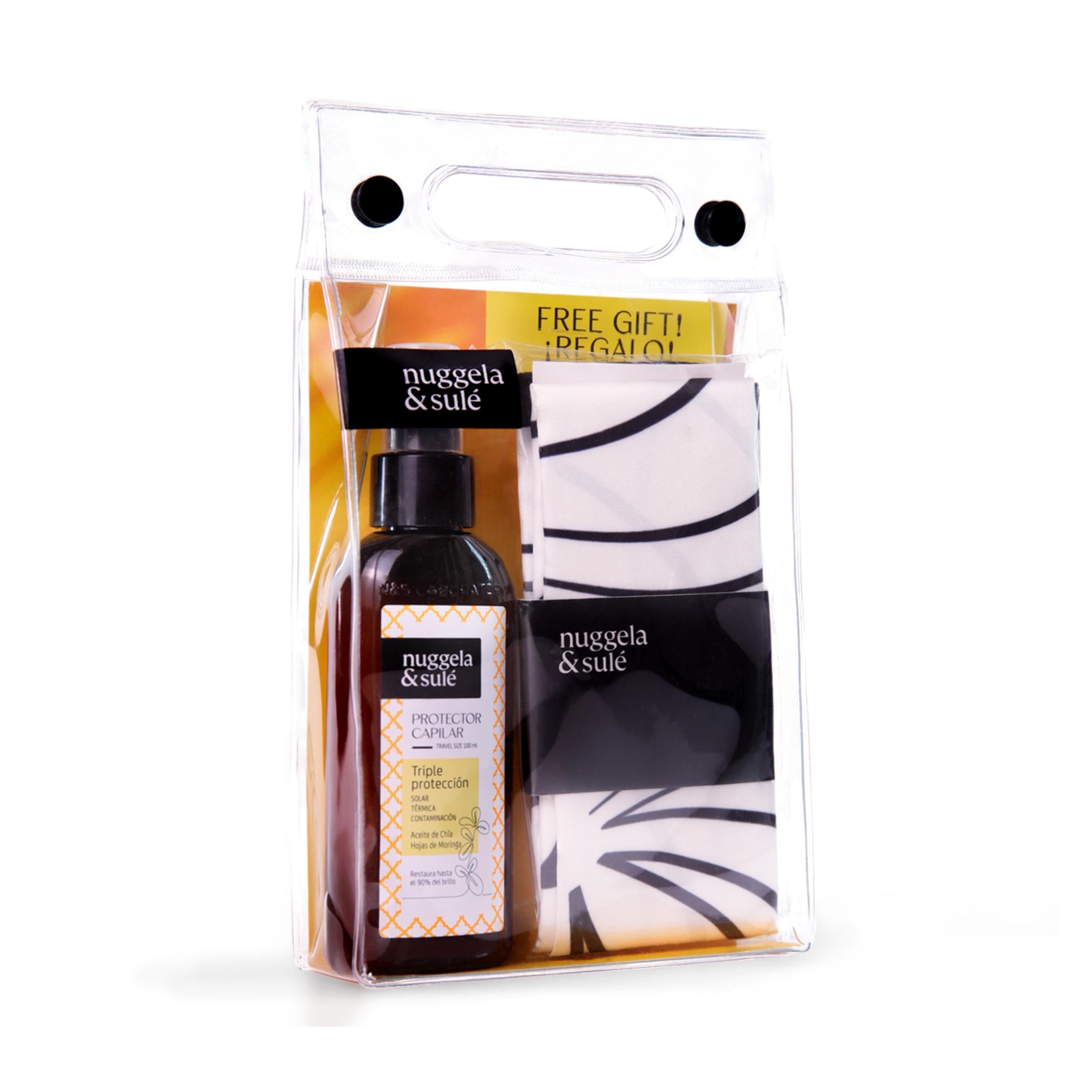 Набір спрей термозахисний та хустка Nuggela&Sulé Total Hair Protector Kit 2024 100 мл (23335831)