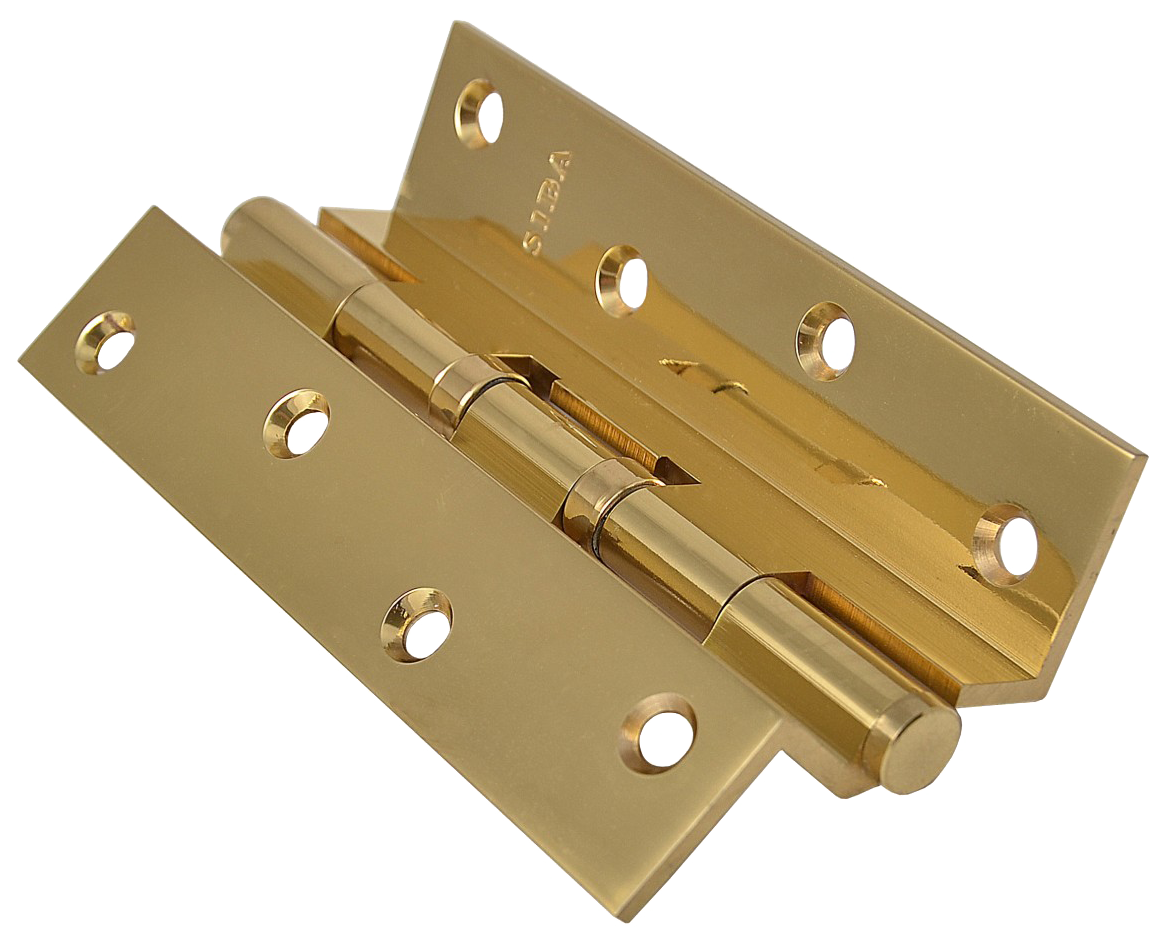 Петля дверна Siba кутова латунна 125 мм Полірована латунь (2BB 5"х3"х3 мм FHP BP CRANK) Петля дверна Siba кутова латунна 125 мм Полірована латунь (2BB 5"х3"х3 мм FHP BP CRANK)