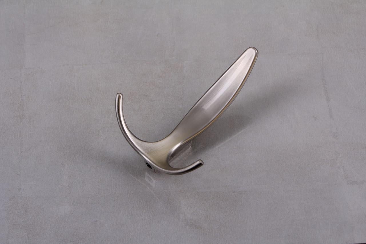 Крючок мебельный GTV Е-018 тройной Сталь шлифованная (WZ-E-018-06)