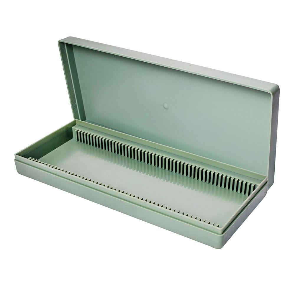 Бокс для предметного стекла Ridni из пластика 50 шт. (12432)