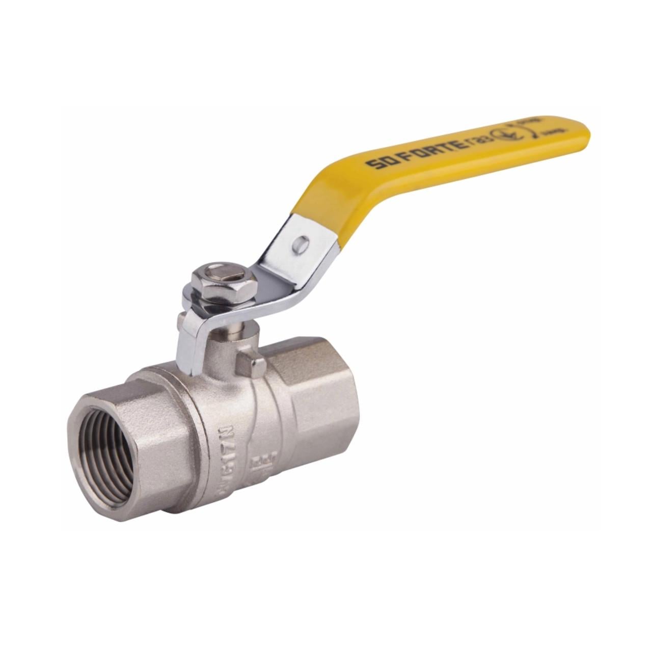 Кран шаровой SD Forte 1 1/2 ВР для газа ручка (SF600G40)