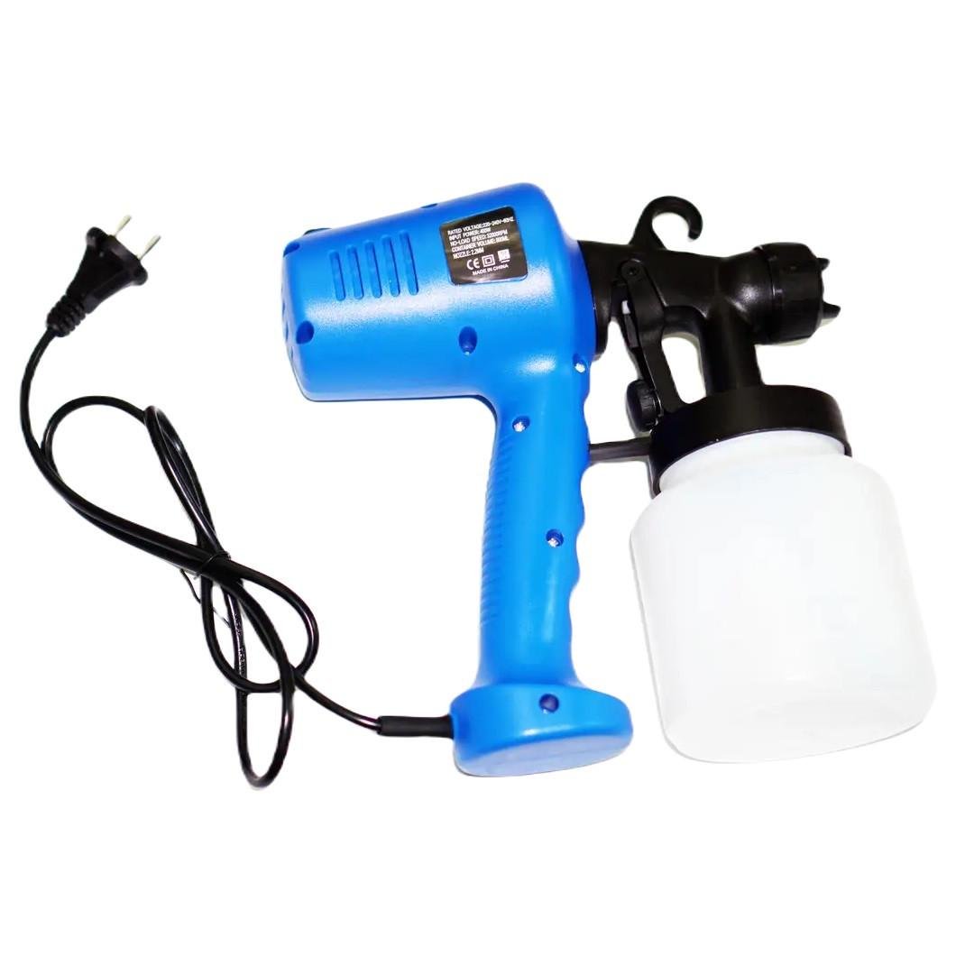 Фарборозпилювач електричний RIAS Spray Gun 0,8 л Blue (3_04328) - фото 1