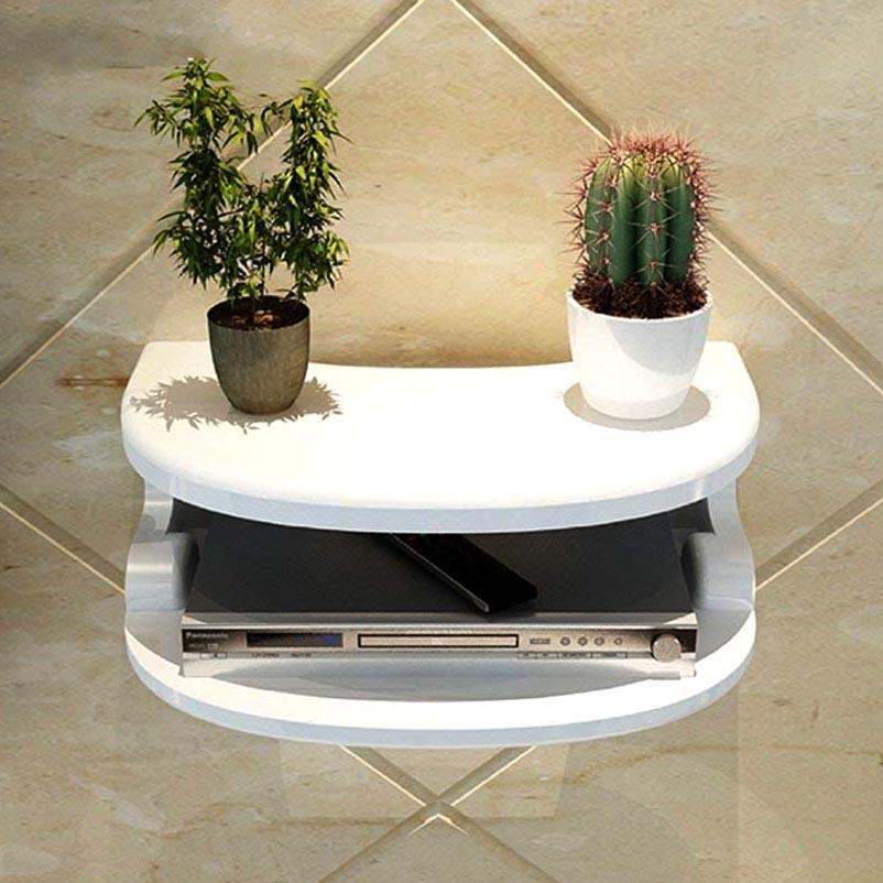 Полка для роутера из дерева Лейла Зефир (ПВР-002320)