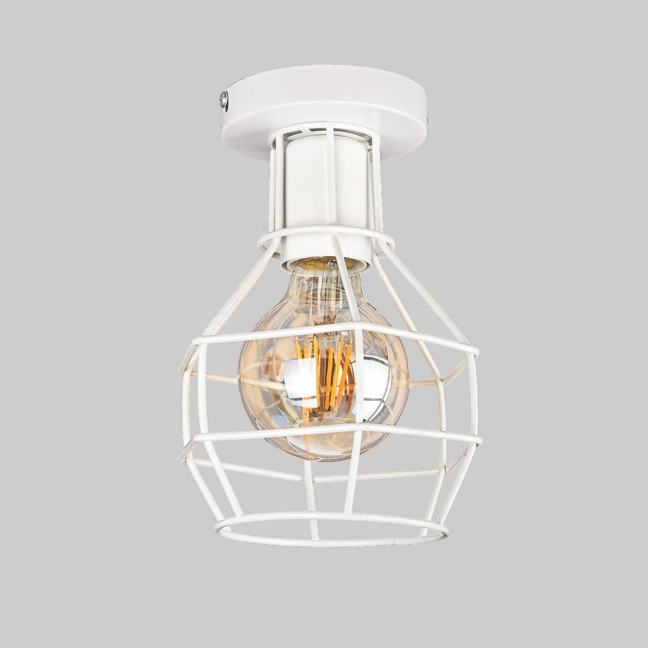 Светильник в стиле лофт Белый (56-XPR1618F-1 WH)