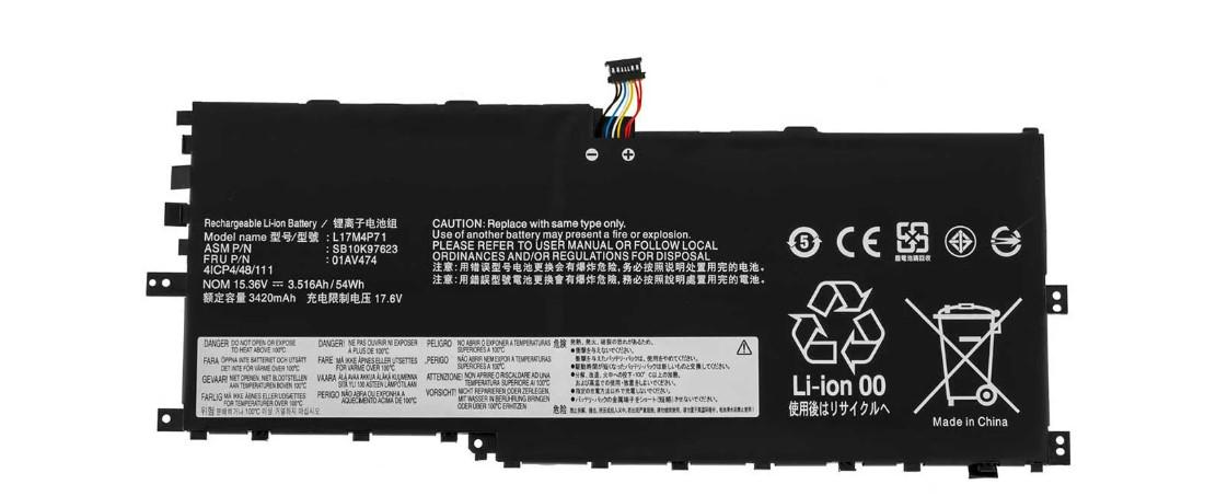Аккумулятор для Lenovo ThinkPad X1 Yoga 3rd Gen (149174)