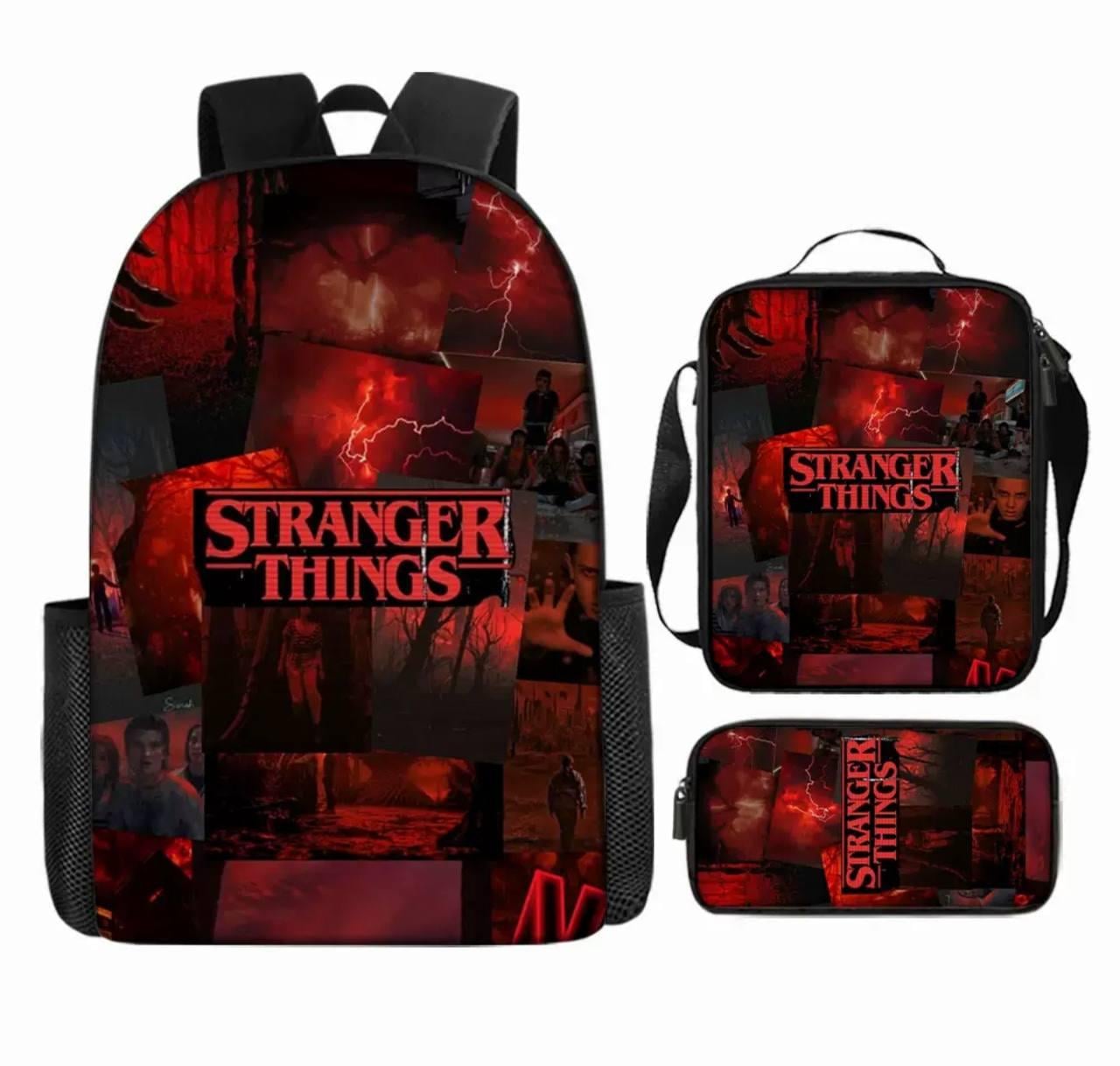 Набір 3в1 Stranger Things рюкзак/сумка через плече/пенал (2865909090)
