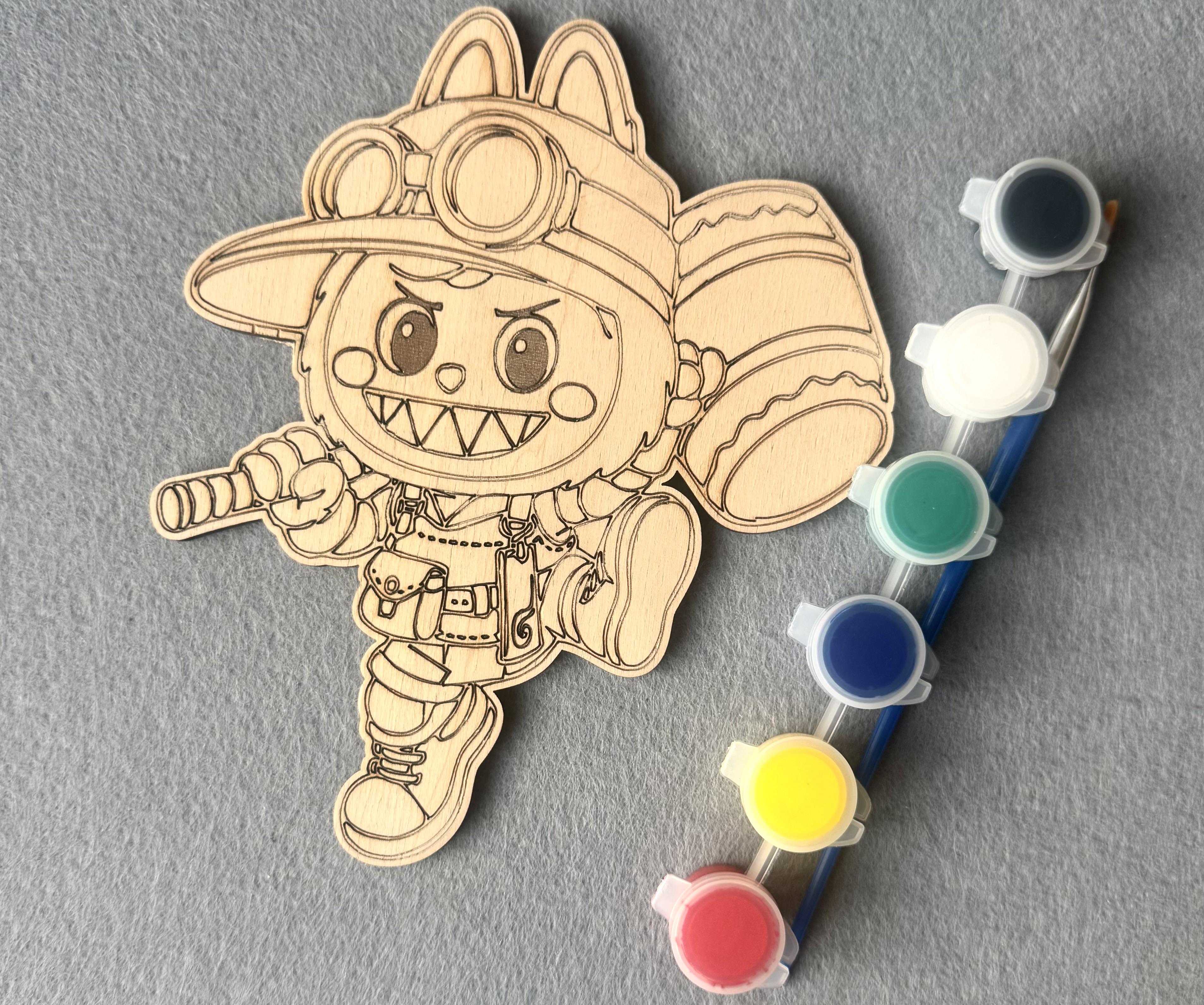 Розмальовки дерев'яні набір для творчості # 14 (22173) Розмальовки дерев'яні набір для творчості # 14 (22173)