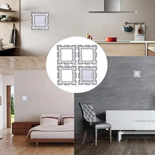 Набор декоративных наклейок для розеток 4 шт. (C01365) - фото 4