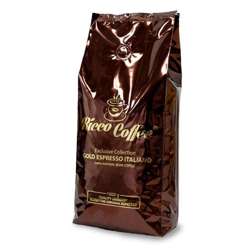 Кава в зернах Ricco Coffee Gold Espresso Italiano 1 кг
