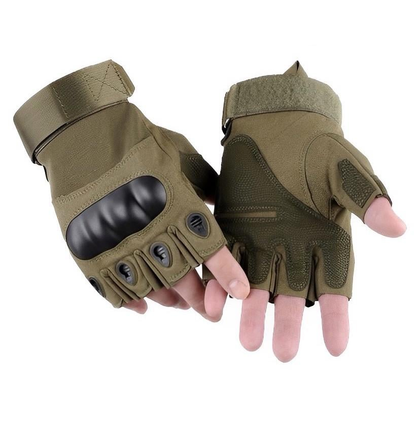 Рукавиці армійські безпалі універсальні L Olive (MK001036) - фото 3 Рукавиці армійські безпалі універсальні L Olive (MK001036) - фото 3