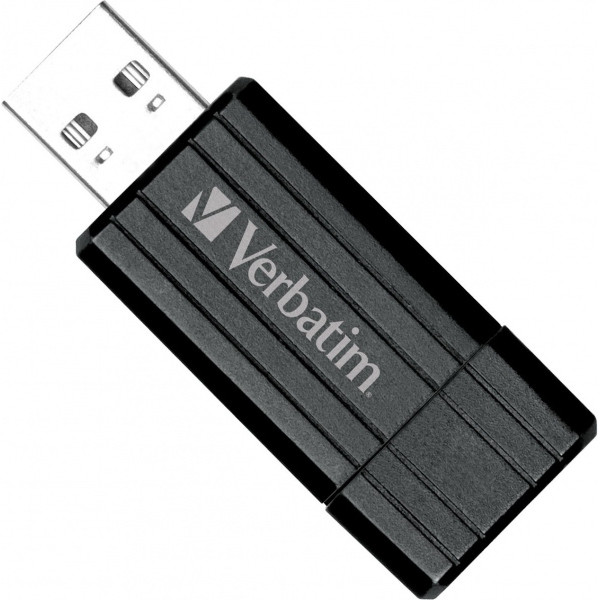 Флешка Verbatim PinStripe 32GB Black (49064)