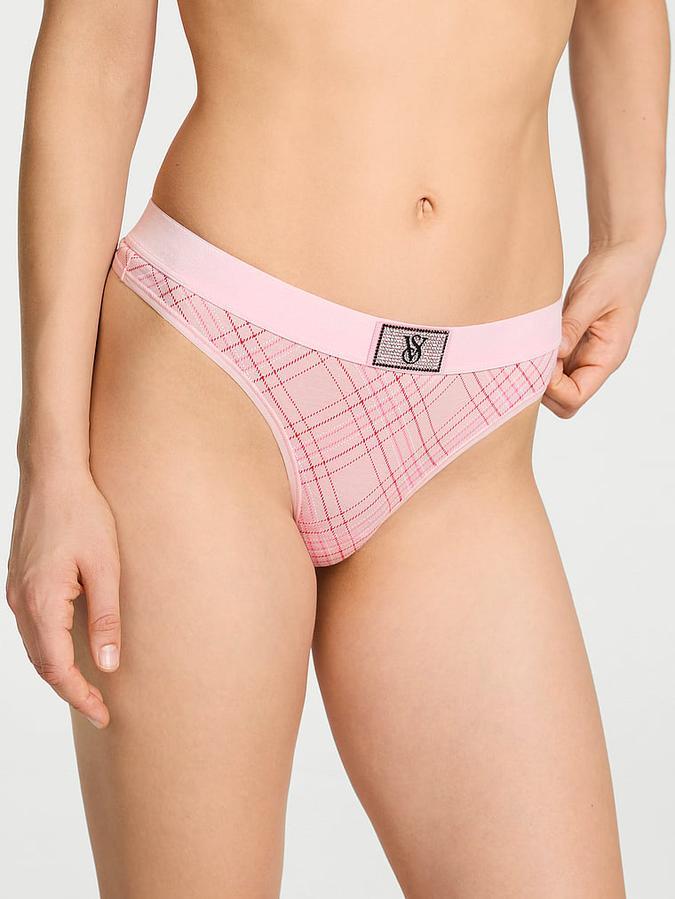 Трусики женские Victoria's Secret Logo Розовый (297889523874)