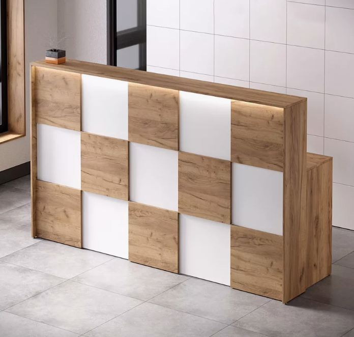 Рецепсія для офісу РЦП-5 без підсвітки Білий/Дуб артізан - фото 2 Рецепсія для офісу РЦП-5 без підсвітки Білий/Дуб артізан - фото 2