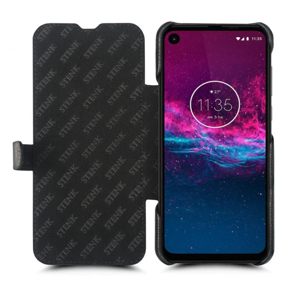 Чохол книжка Stenk Premium для Motorola One Action Чорний (68514)