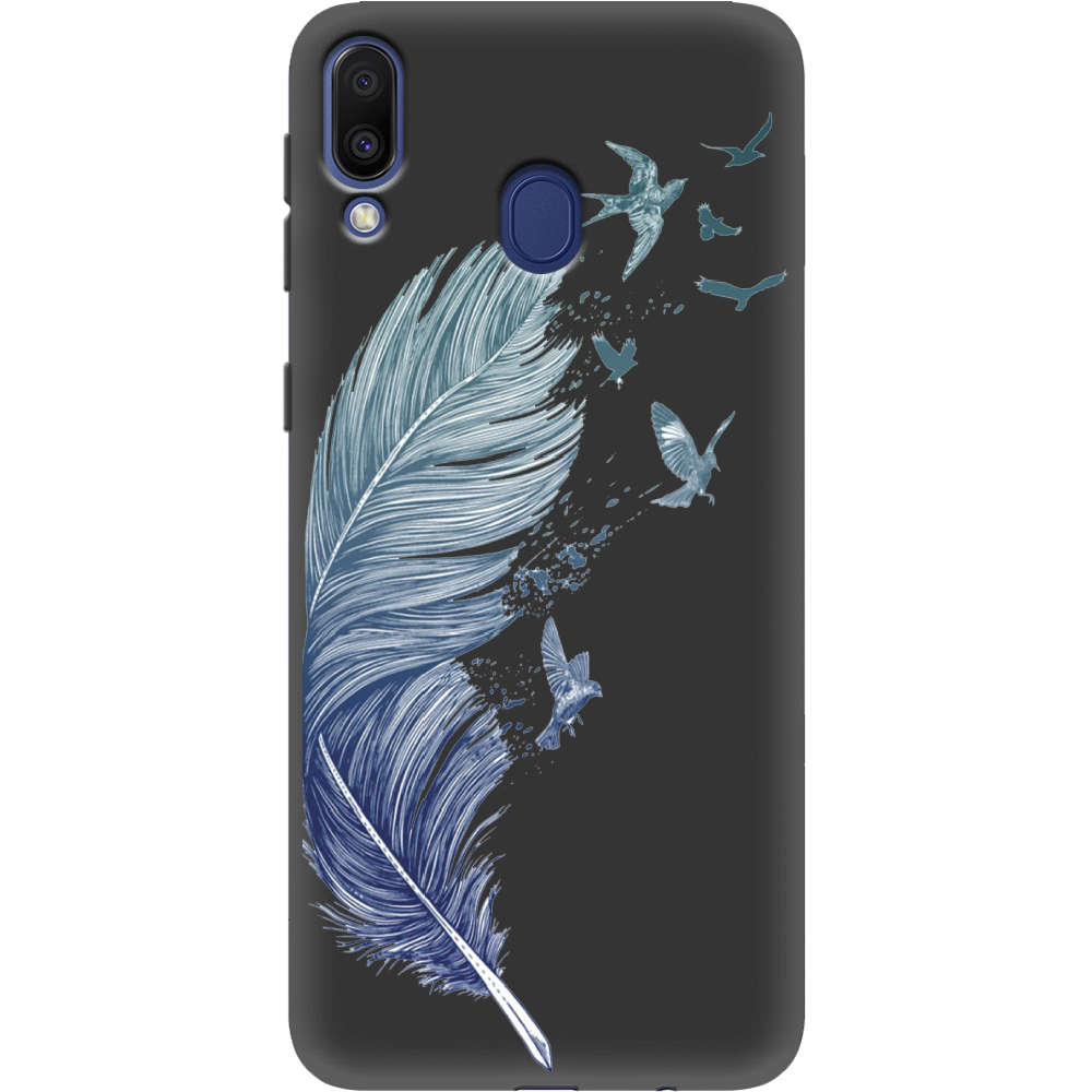 Чохол BoxFace Samsung M205 Galaxy M20 Feather Чорний силікон (36205-cc38-36624)