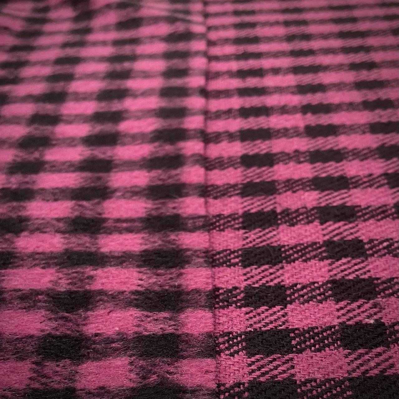 Ткань пальтовая в клетку Розовый (24479366) - фото 3