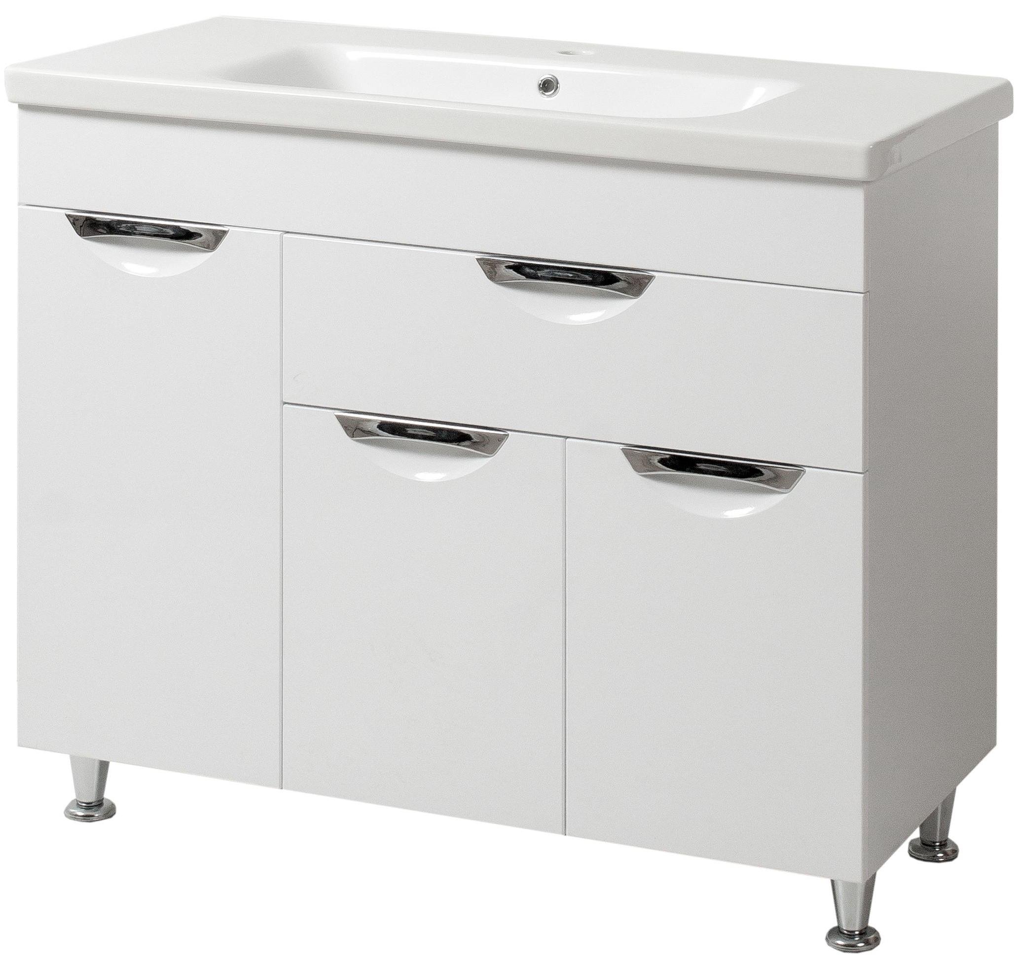 Тумба ЮВВИС Грация Т-4 100 см с умывальником Bolero (14707356)