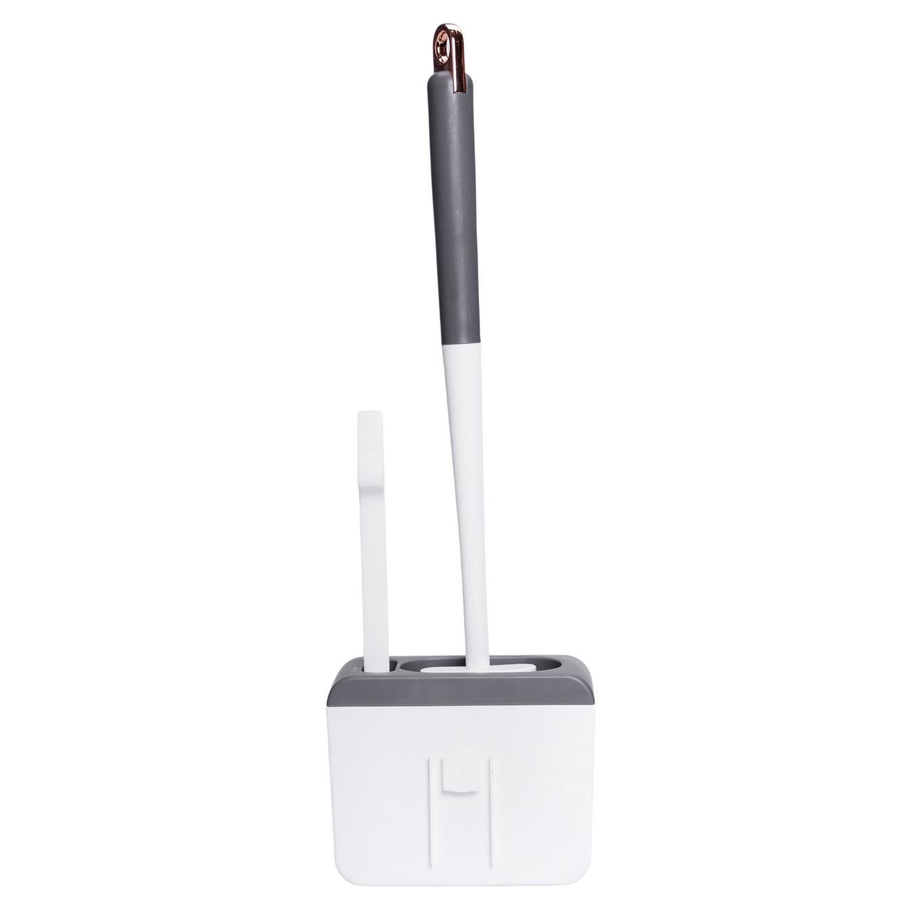 Ершик силиконовый для туалета настенный с щеткой 13х5,5х42 см (HP-35015-48DG) - фото 9 Ершик силиконовый для туалета настенный с щеткой 13х5,5х42 см (HP-35015-48DG) - фото 9