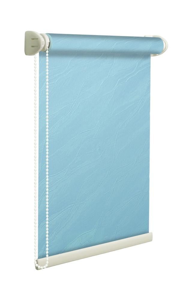 Рулонная штора NewTex Вода LUX 64х165 см Голубой (1840)