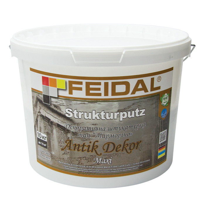 Штукатурка декоративна Feidal Strukturputz Antik Dekor maxi 10 кг (1886454880)