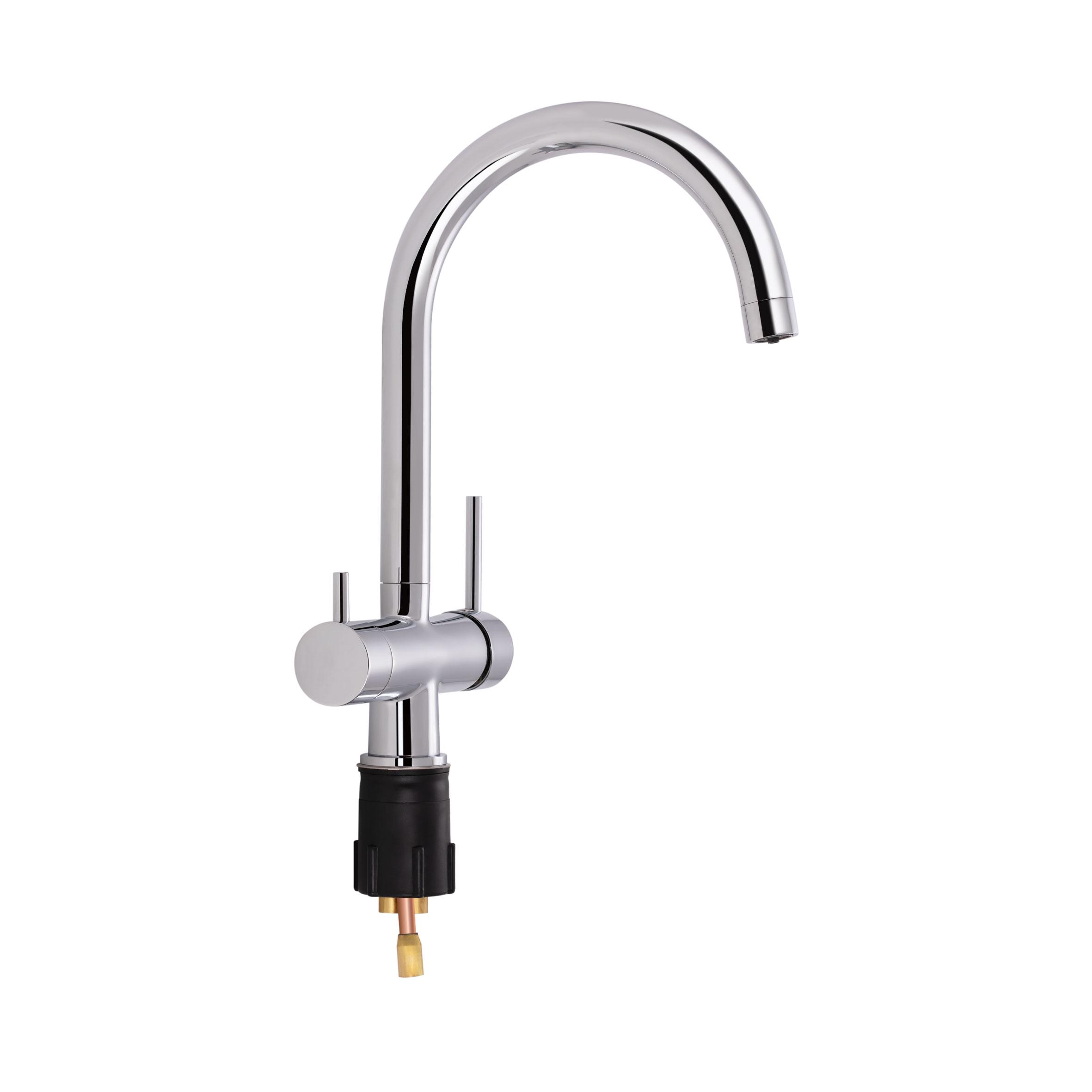 Смеситель для кухни Q-tap Kuchyne 92102UC с фильтром (ST701926)