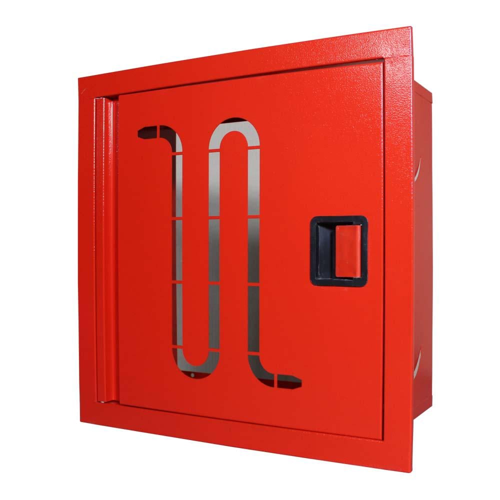 Шафа пожежна ШП 6060 В вбудована без касети без задньої стінки ручка без ключа 600х600х230 мм Червоний