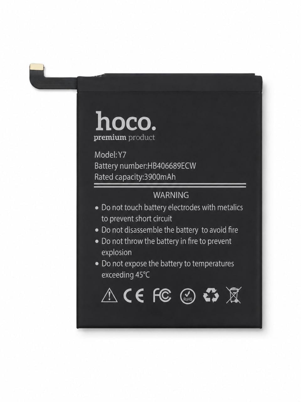 Аккумулятор Hoco для Huawei Y7/Y7 2019/HB366481ECW 3900 mAh (10295011)