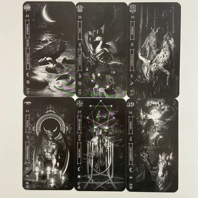Карты Таро Goetia Tarot in Darkness 78 карт - фото 3 Карты Таро Goetia Tarot in Darkness 78 карт - фото 3