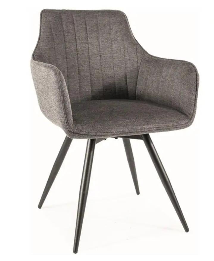 Кухонний стілець BALLO BREGO Чорний/Темно-сірий 18 (BALLOBRCCSZ)