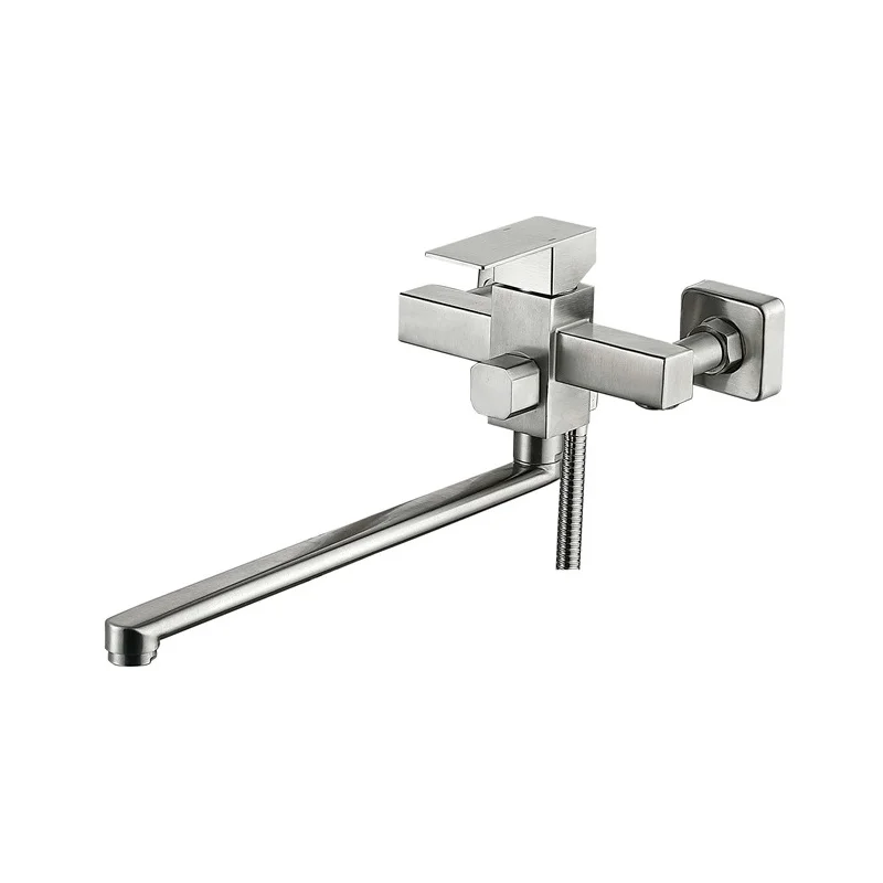 Змішувач для ванної MIXXUS KUB-006 EURO з нержавіючої сталі