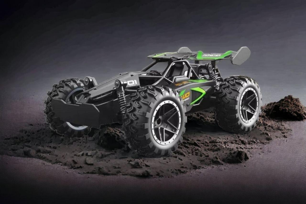 Машинка Hotdeer Off-Roader 1:18 на радіокеруванні Green - фото 6