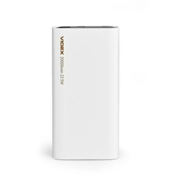 Повербанк Videx 20000 mAh VPB-320 White (VPB-320-W)