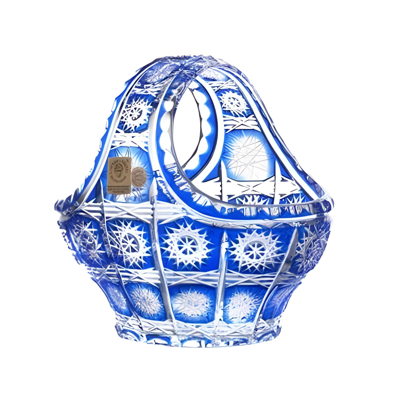 Корзина Bohemia Кобальт 20 см (5475)