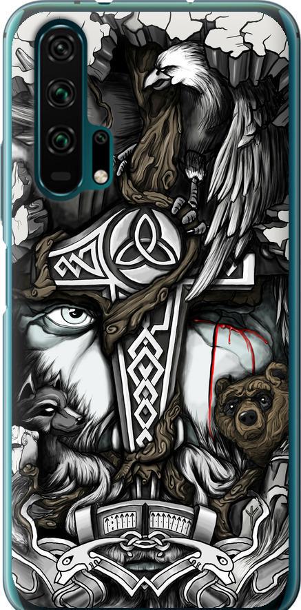 Чехол на Huawei Honor 20 Pro Тату Викинг (4098u-1702-42517) Чехол на Huawei Honor 20 Pro Тату Викинг (4098u-1702-42517)