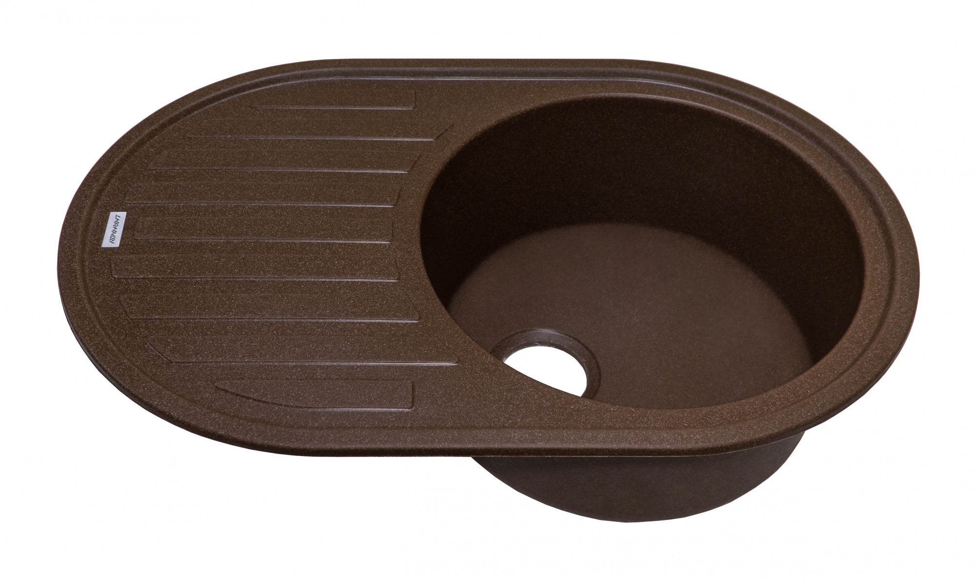 Мойка для кухни Adamant Ellipsis (brown-05) 77х50х20 см - фото 3 Мойка для кухни Adamant Ellipsis (brown-05) 77х50х20 см - фото 3